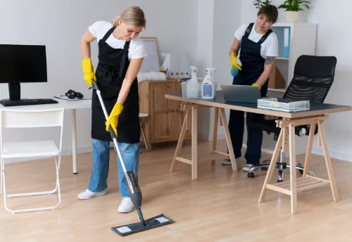 Nettoyage de bureau professionnel à Baudrières